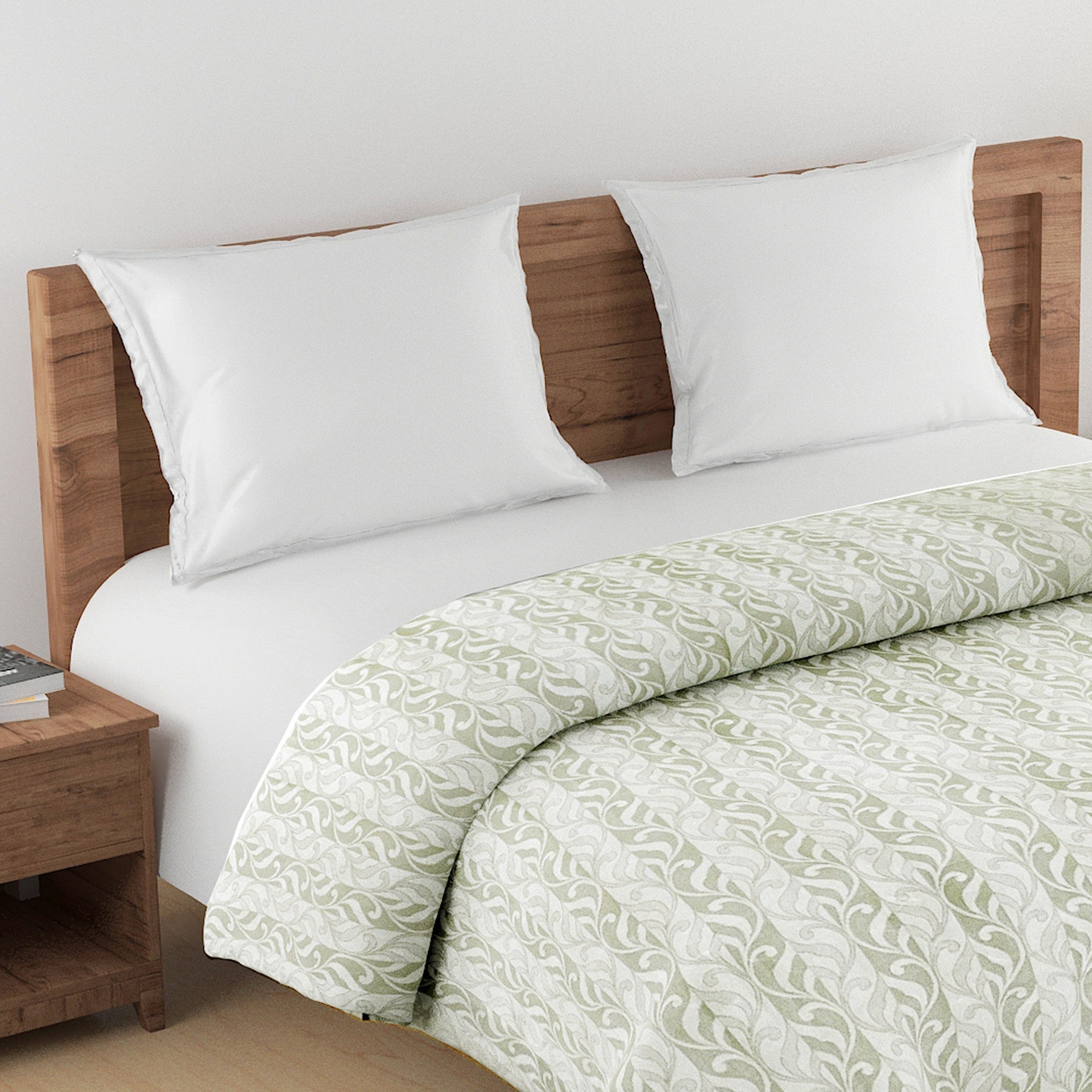 Modern Pure cotton Geometric Green Double Winter Quilt