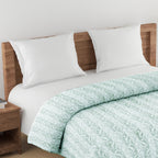 Modern Pure cotton Geometric Blue Double AC Quilt