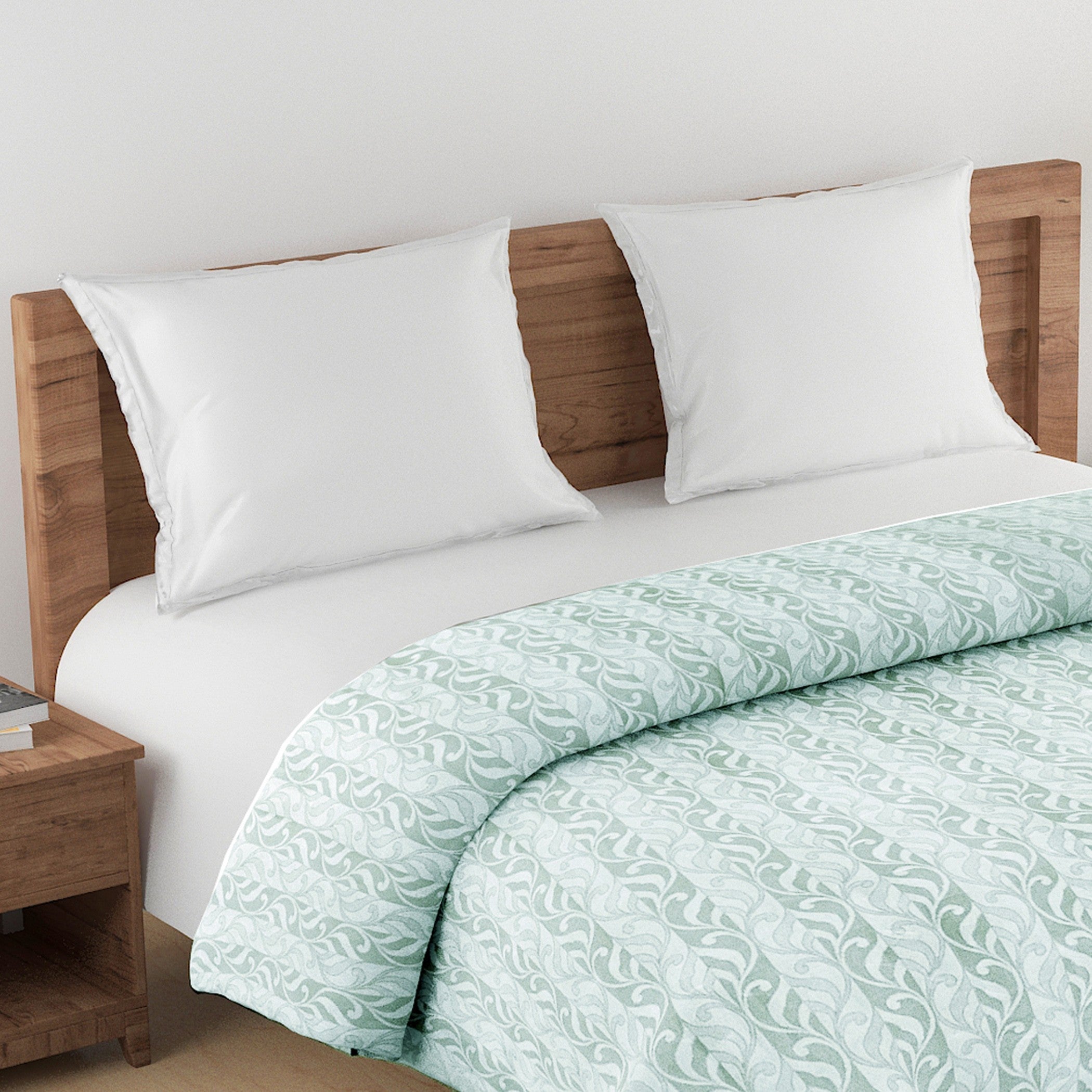 Artistic Cotton Abstract Blue Single AC Quilt