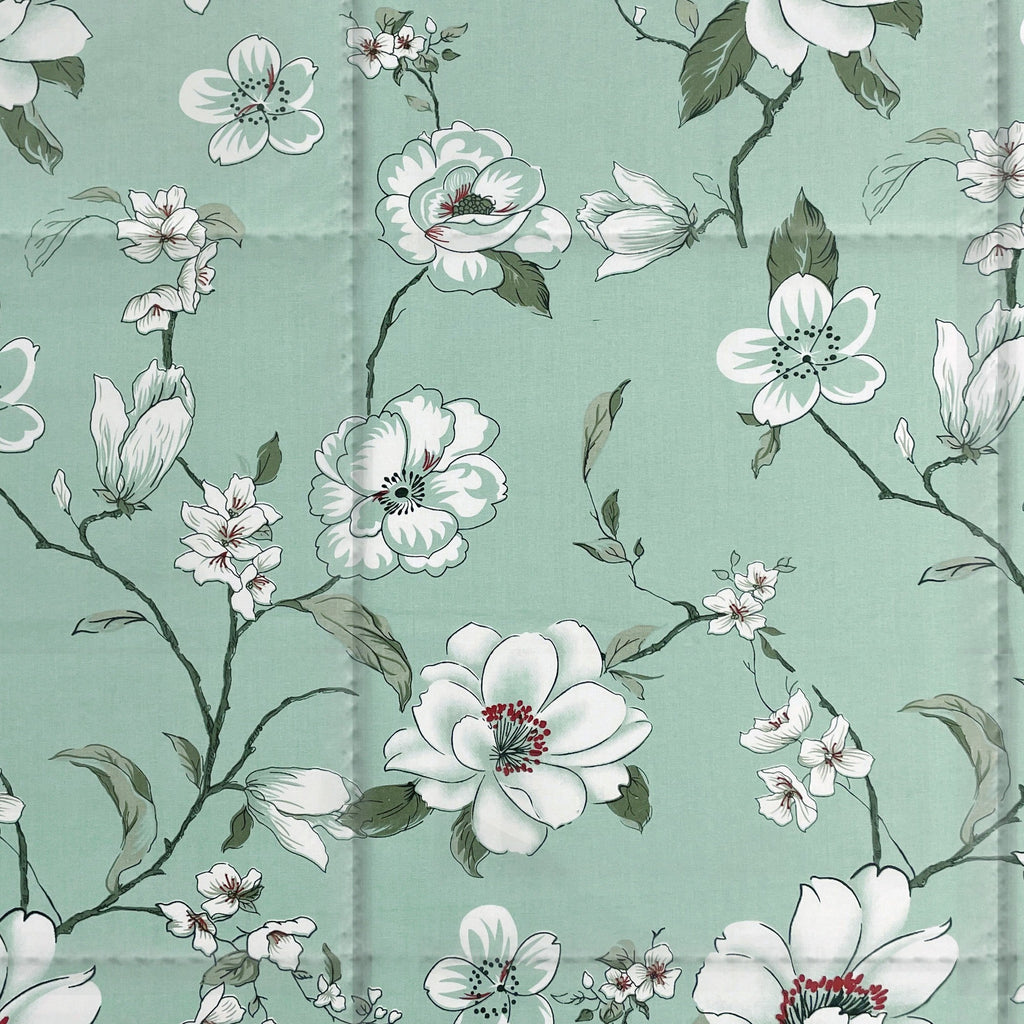 Soft Cotton Floral Green Single AC Quilt