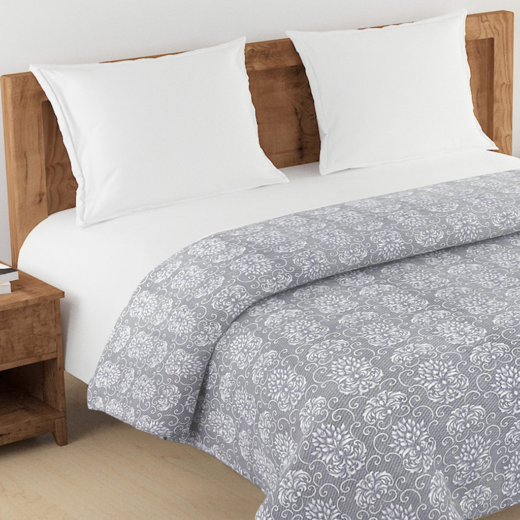 Modern Pure cotton Geometric Purple Double Winter Quilt