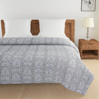 Modern Pure cotton Geometric Purple Double AC Quilt