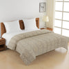 Modern Pure cotton Geometric Brown Double AC Quilt