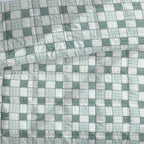 Modern Cotton Geometric Blue Double AC Quilt