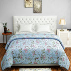 Soft 100% cotton Floral Sky Double AC Quilt