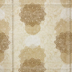 Elegant 100% cotton Motif Beige Double AC Quilt