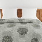 Elegant Cotton Ethnic motif Grey Single AC Quilt