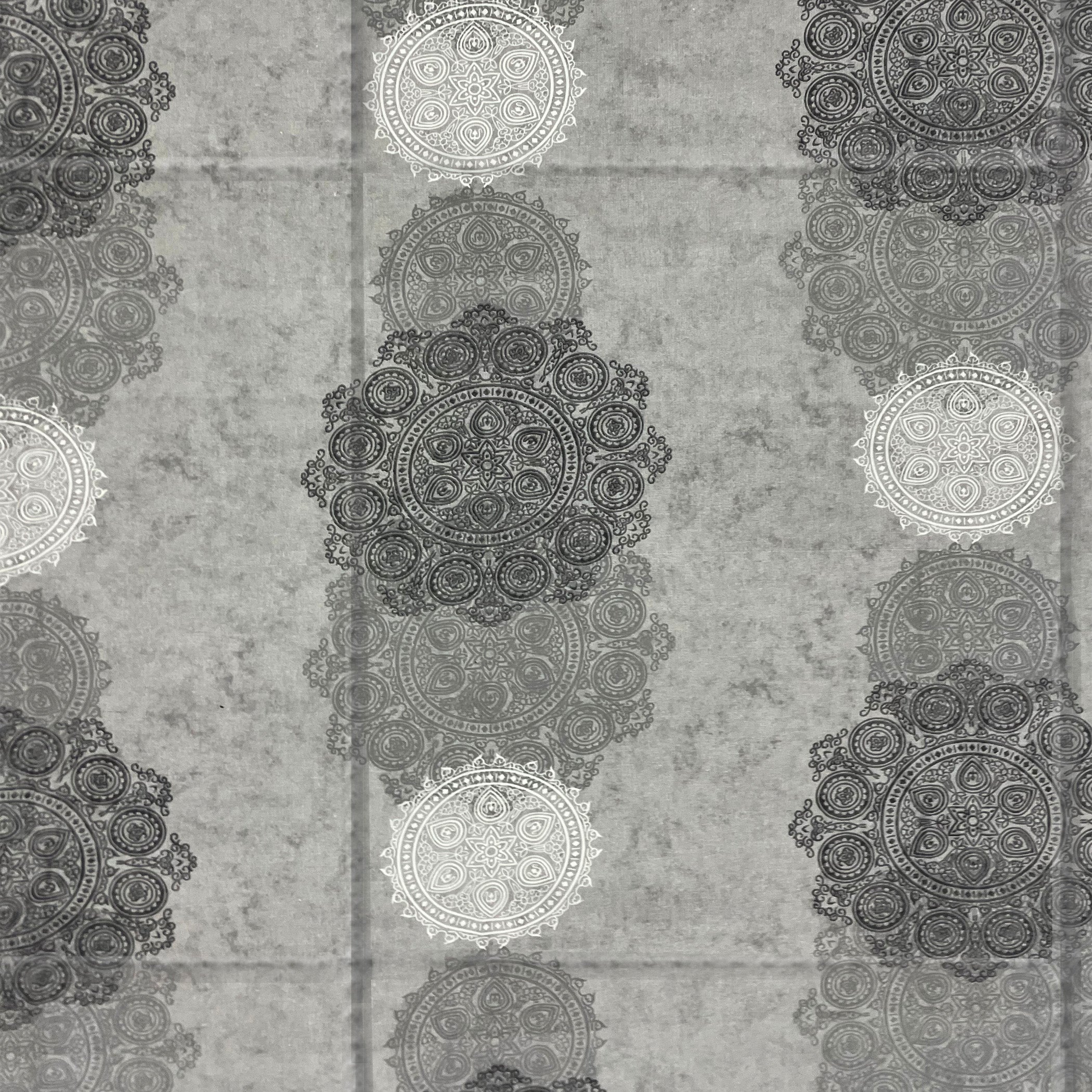 Elegant Cotton Ethnic motif Grey Single AC Quilt