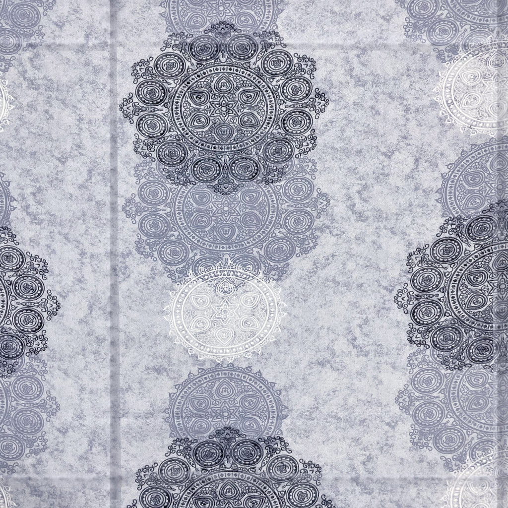 Elegant 100% cotton Motif Grey Double AC Quilt