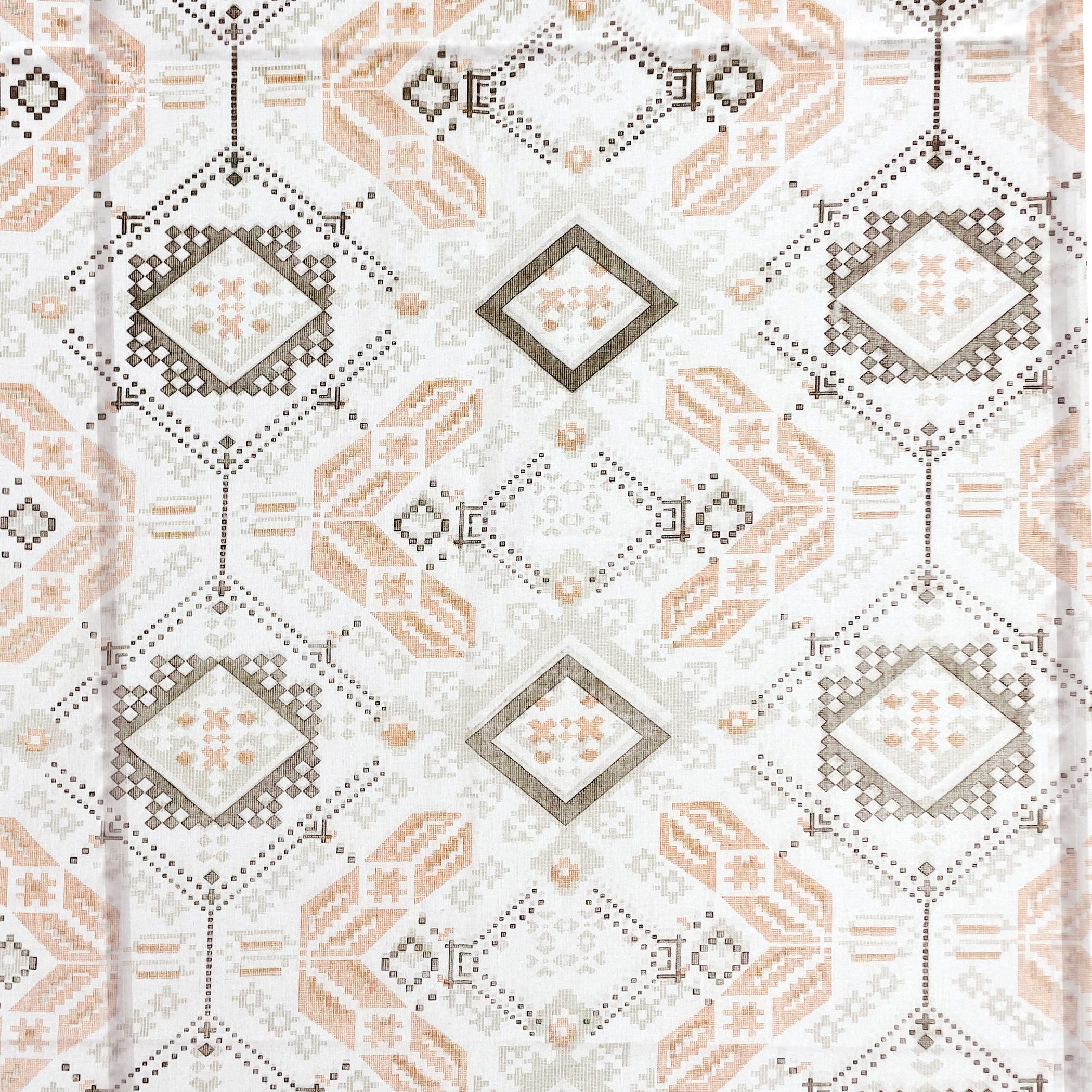 Artistic 100% cotton Abstract Off white Double AC Quilt