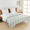 Artistic Cotton Abstract Blue Single AC Quilt