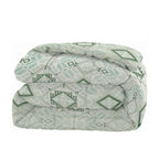 Artistic 100% cotton Abstract Green Double AC Quilt