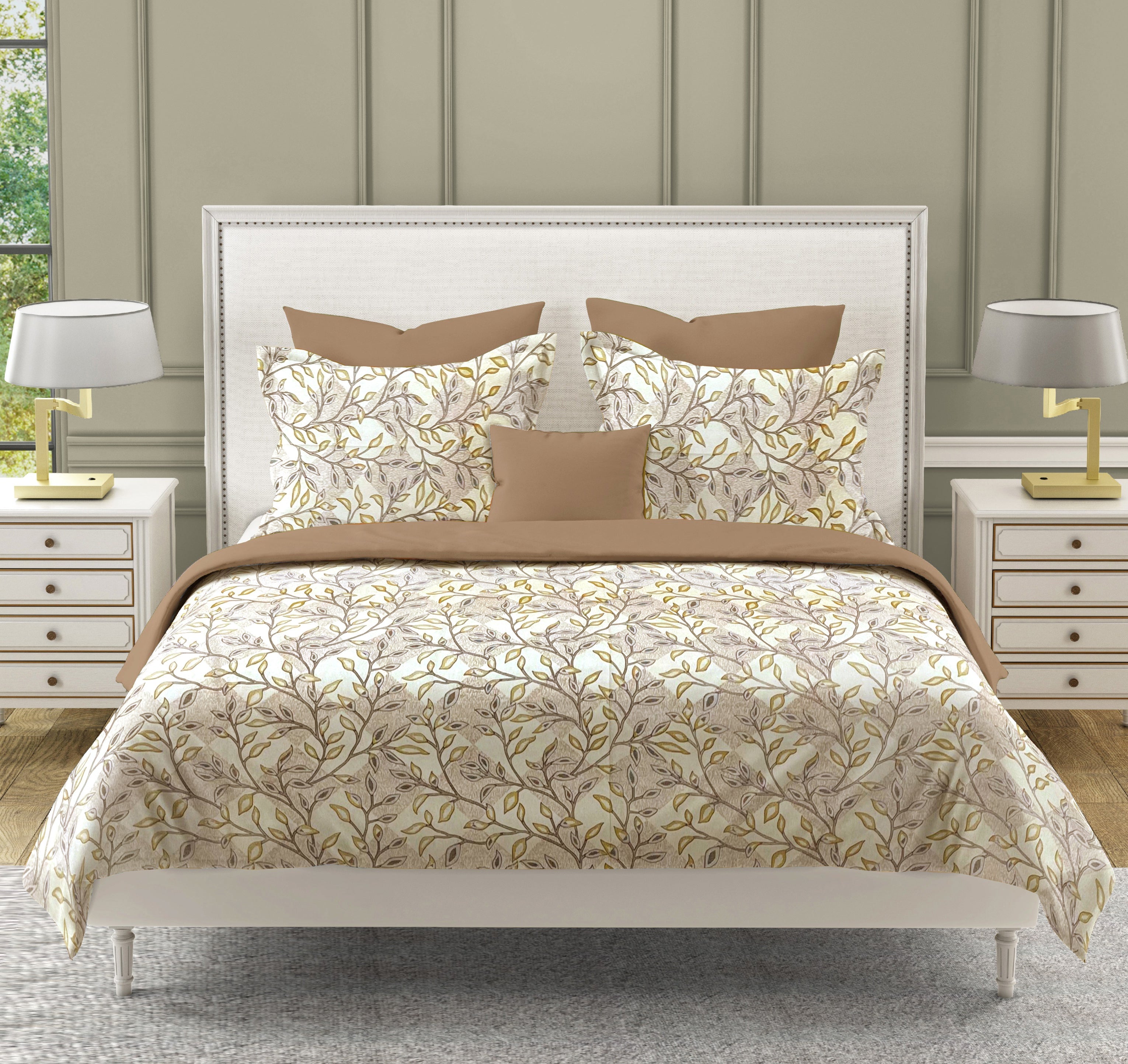 Cozy Cotton Nature Brown Single AC Quilt