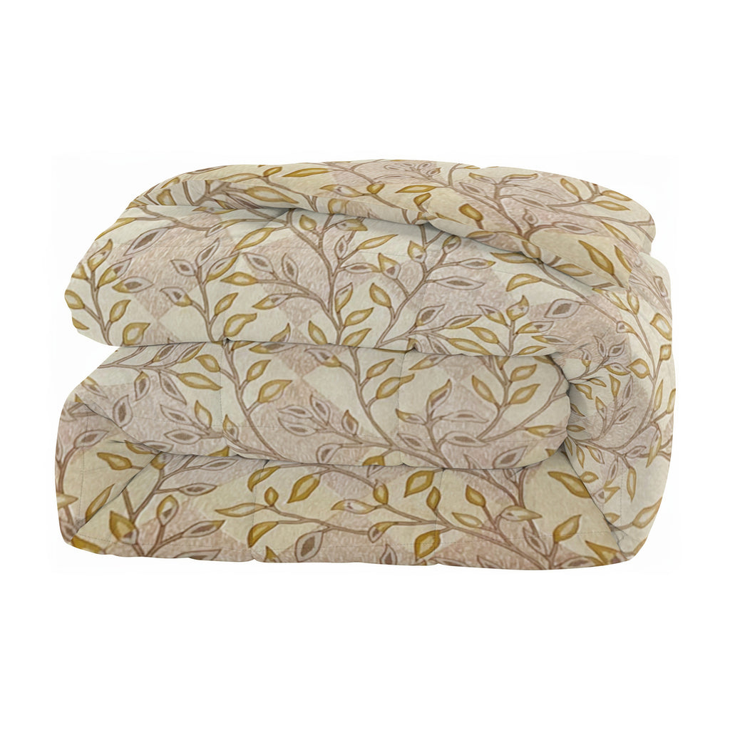 Cozy Cotton Nature Brown Double AC Quilt