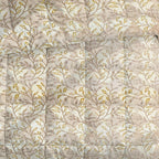 Cozy Cotton Nature Brown Double AC Quilt