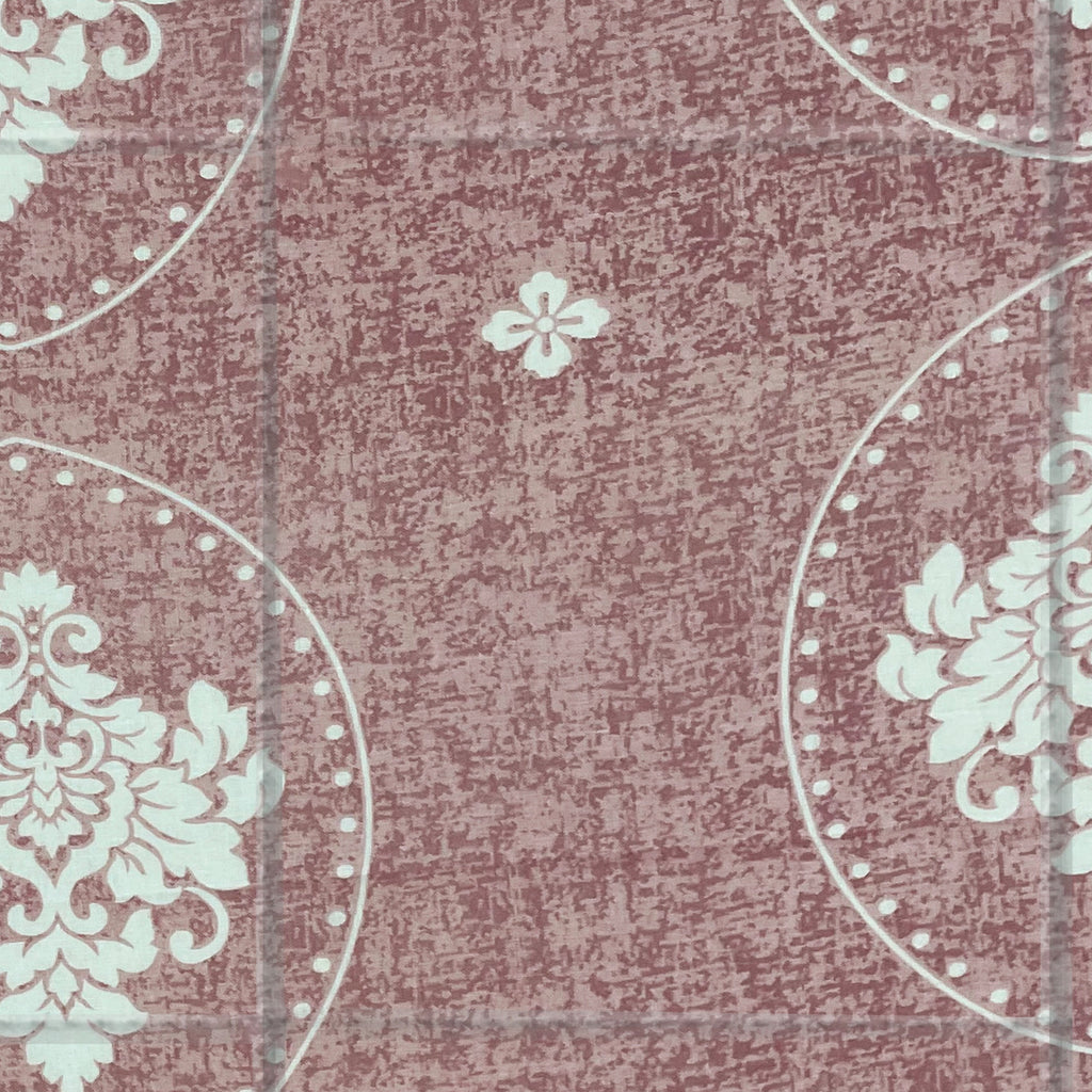 Elegant 100% cotton Motif Dusty rose Double AC Quilt
