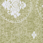 Artistic Cotton Abstract Green Single AC Quilt