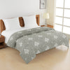 Elegant 100% cotton Motif Grey Double AC Quilt