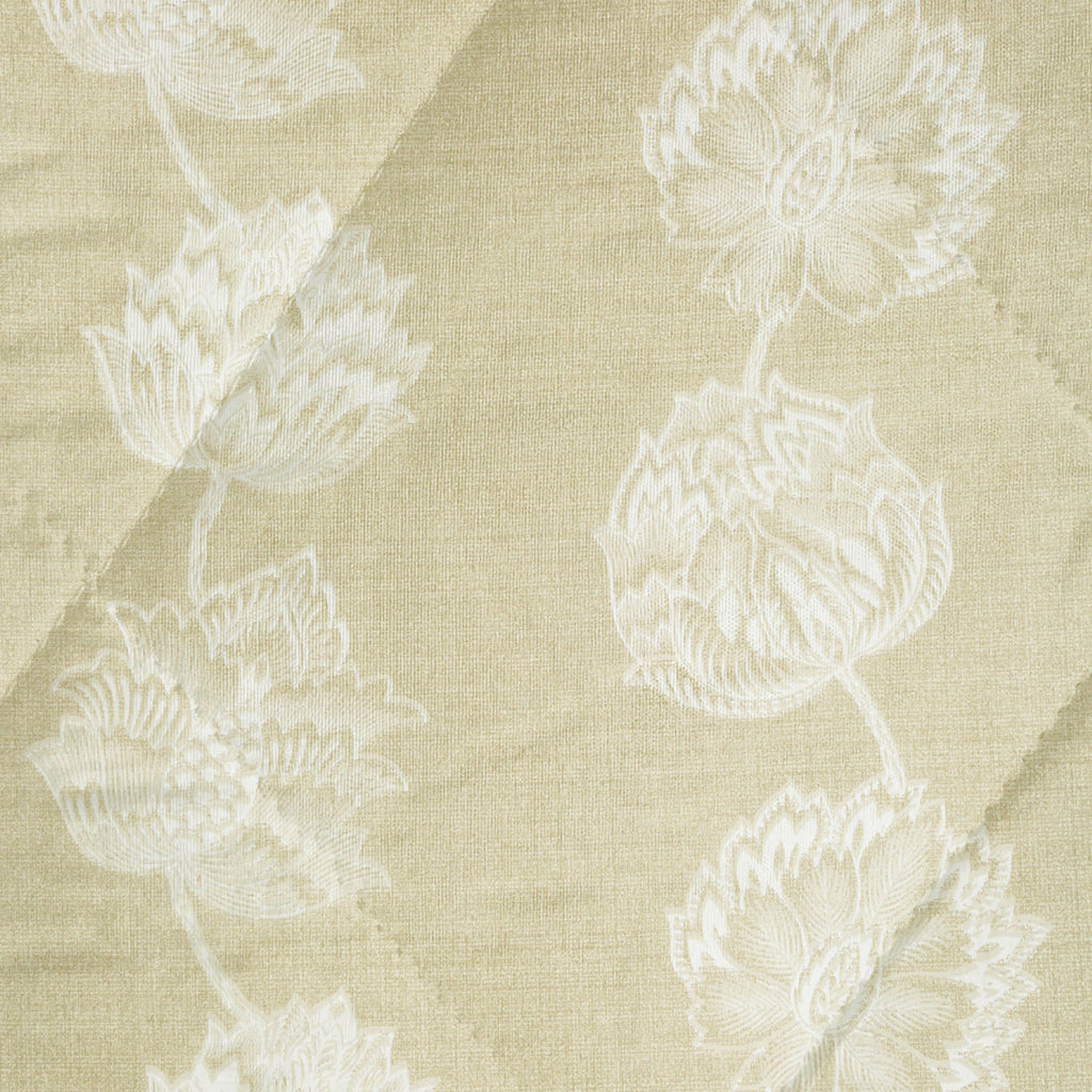 Soft Cotton Floral Beige Single AC Quilt