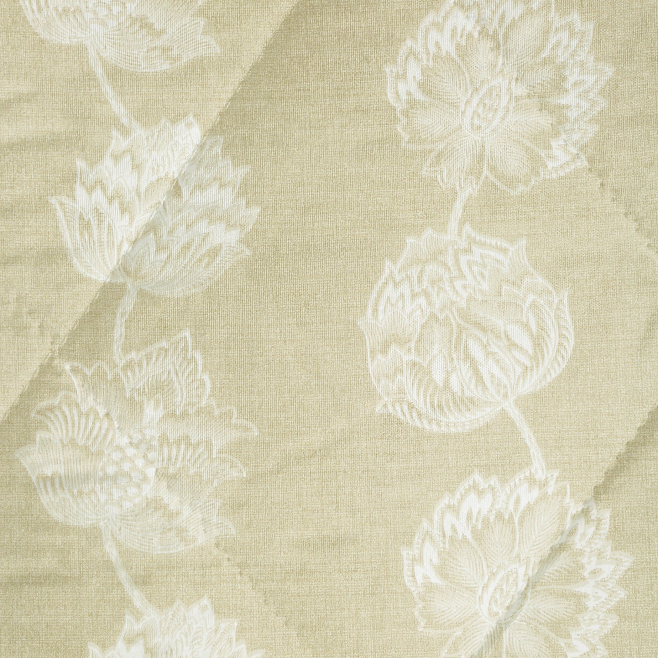 Soft Cotton Floral Beige Single AC Quilt