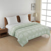 Soft Blended cotton Floral Green Double AC Quilt