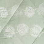 Soft Cotton Floral Green Single AC Quilt