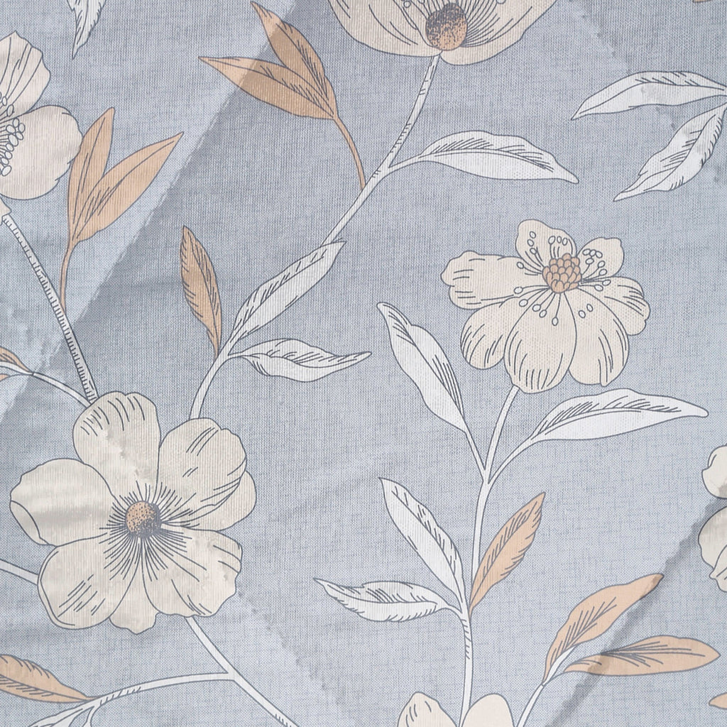Soft Blended cotton Floral Grey Double AC Quilt