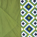 Modern Pure cotton Geometric Green Double Winter Quilt