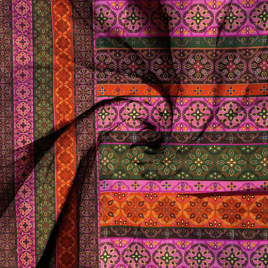 Elegant Cotton Ethnic motif Pink Single Winter Quilt