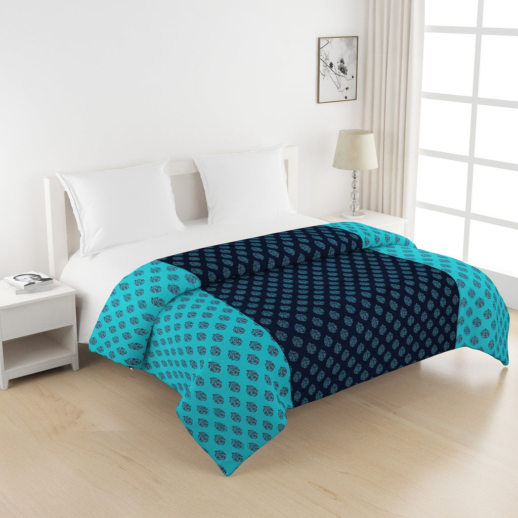 Premium Geometric Pure Cotton AC Quilt 150 GSM Pink Pack of 1