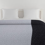 Elegant Cotton Motif Black Single Winter Quilt