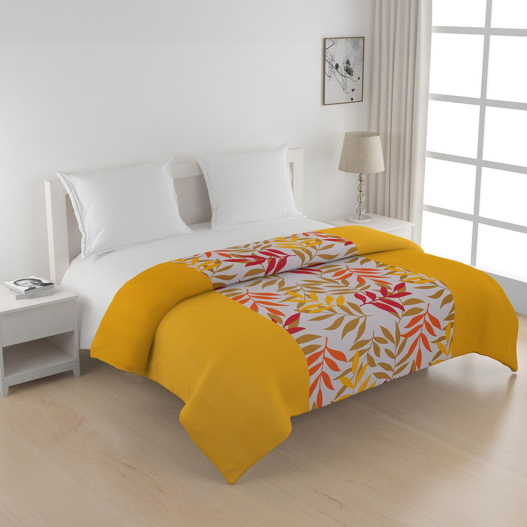 Soft Pure cotton Floral Yellow Double Winter Quilt