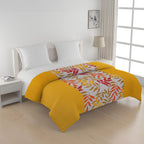 Cozy Cotton Nature Yellow Single Winter Quilt