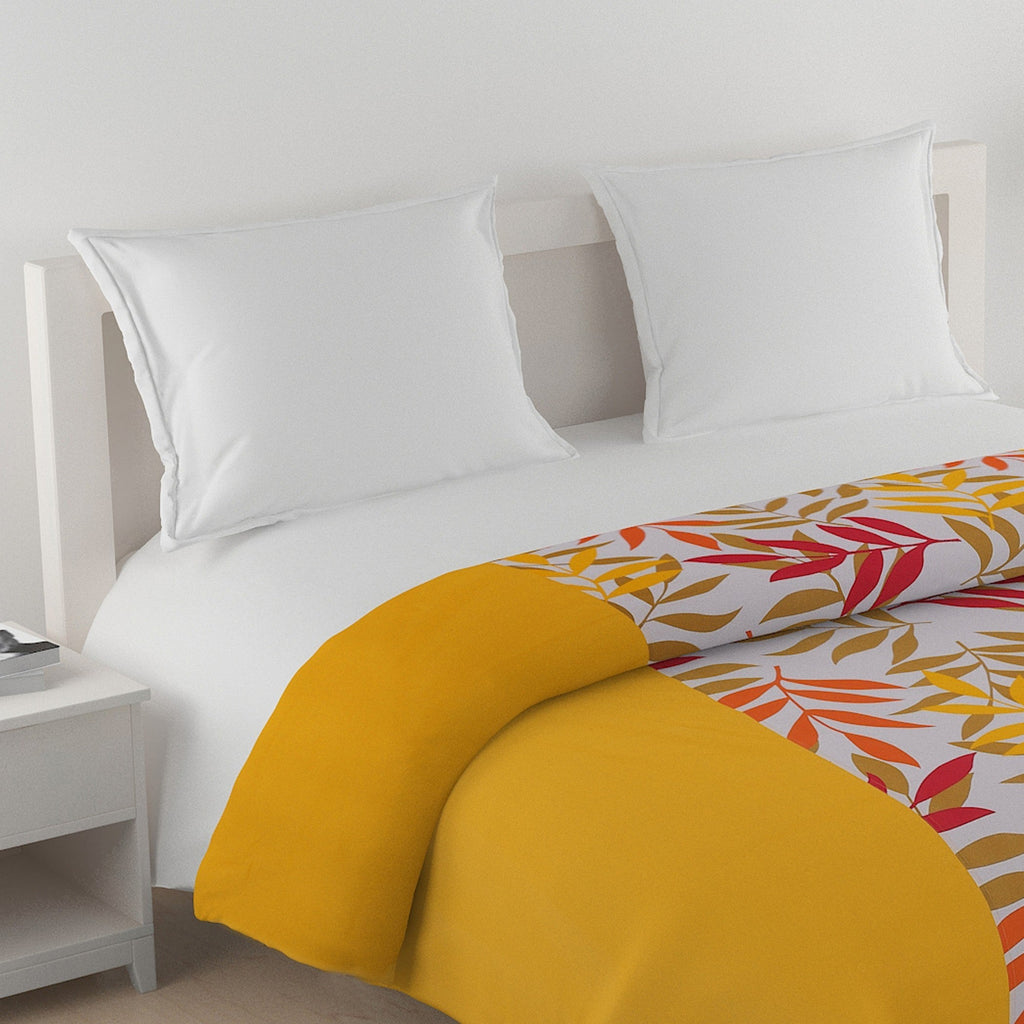 Soft Pure cotton Floral Yellow Double AC Quilt