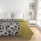 Soft Cotton Floral Green Single Winter Quilt