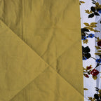 Soft Cotton Floral Green Single Winter Quilt