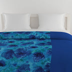 Soft Cotton Floral Blue Single Winter Quilt