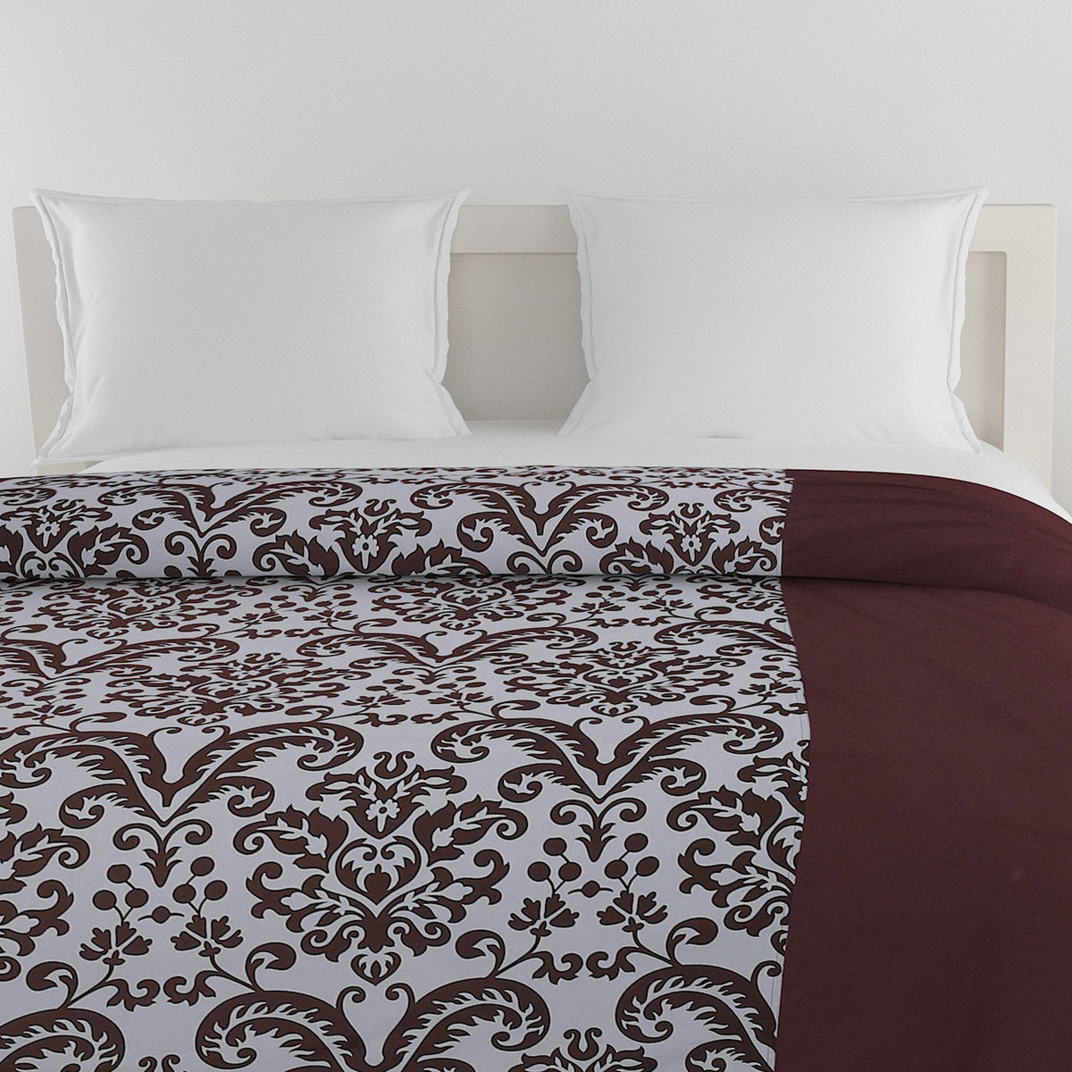 Premium Nature Pure Cotton AC Quilt 150 GSM Brown Pack of 1