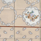 Elegant Cotton Motif Beige Single Winter Quilt