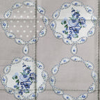 Elegant Roto cotton Motif Grey Double Winter Quilt