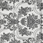 Elegant Roto cotton Motif Grey Double AC Quilt