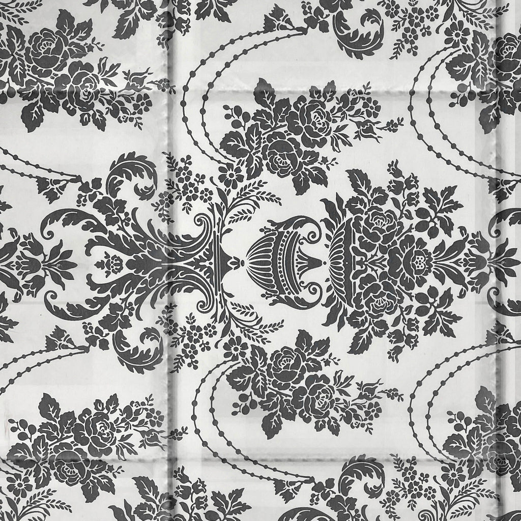 Elegant Roto cotton Motif Grey Double Winter Quilt