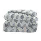 Cozy Cotton Leaf Grey Double AC Quilt