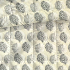 Cozy Cotton Leaf Pink Double AC Quilt