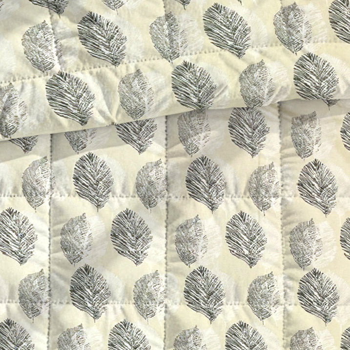 Cozy Cotton Leaf Pink Double AC Quilt