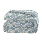 Modern Cotton Geometric White/neutral Double AC Quilt