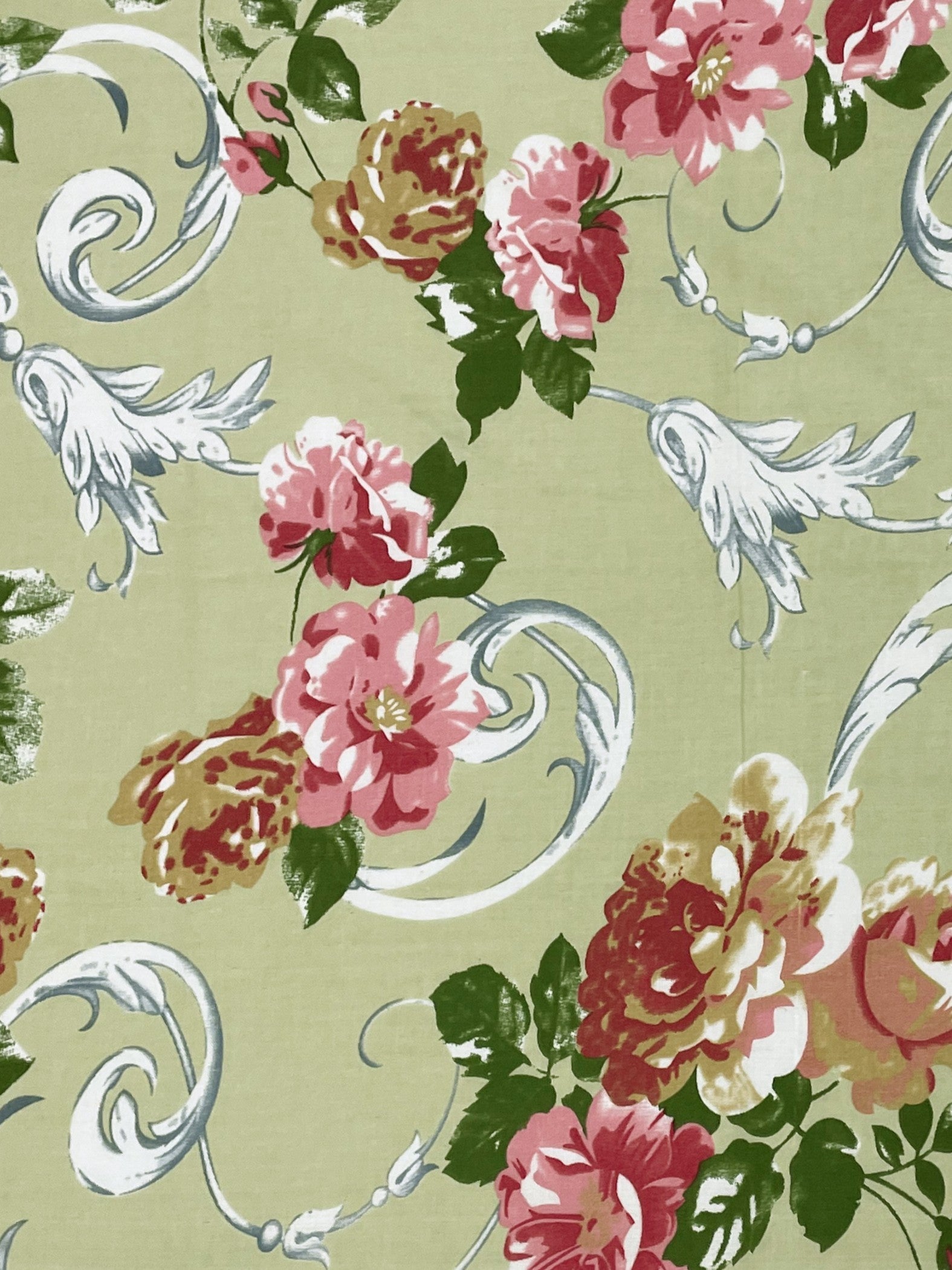 Soft Cotton Floral Green Single AC Quilt