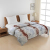 Artistic Pure cotton Abstract Red Double AC Quilt