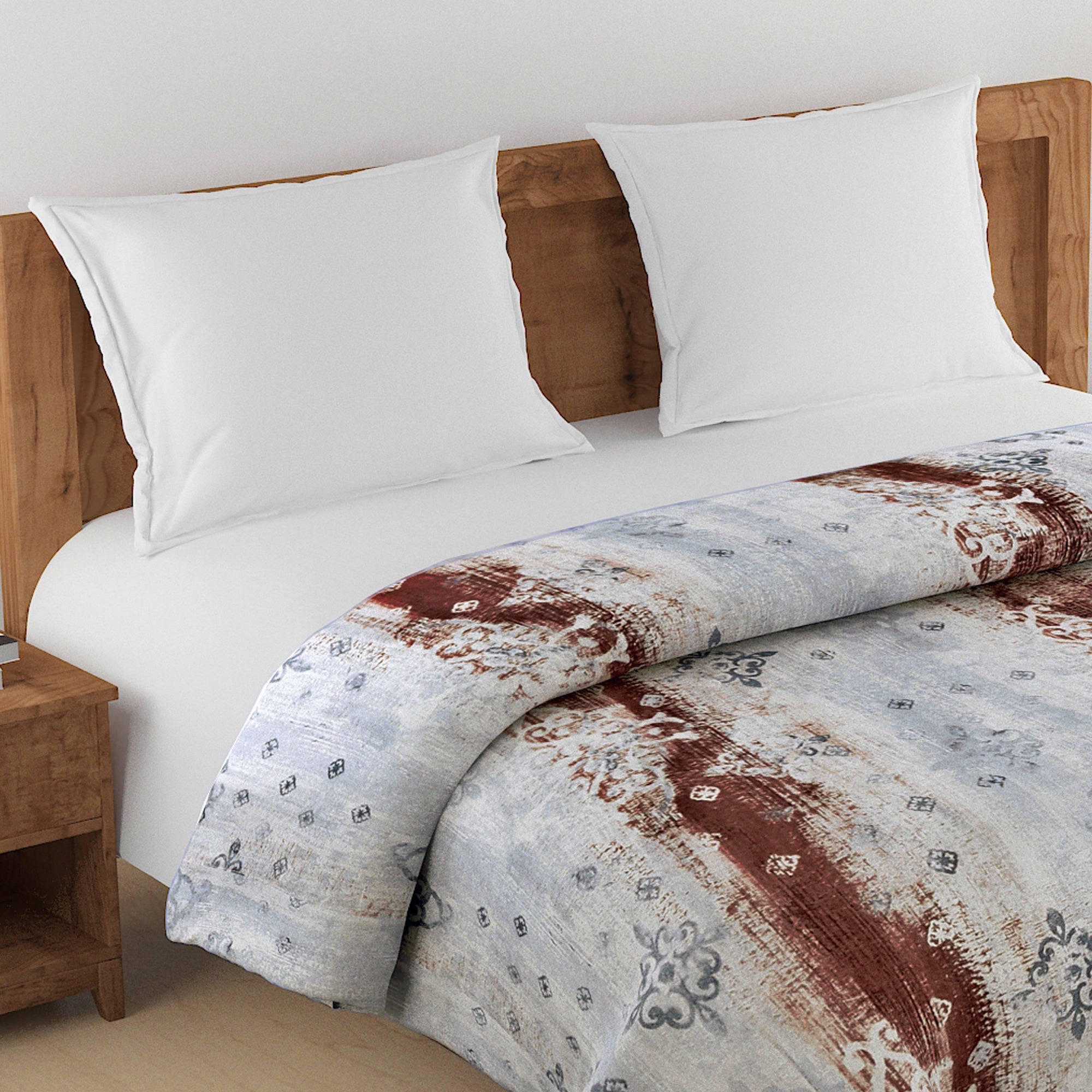 Artistic Pure cotton Abstract Red Double Winter Quilt