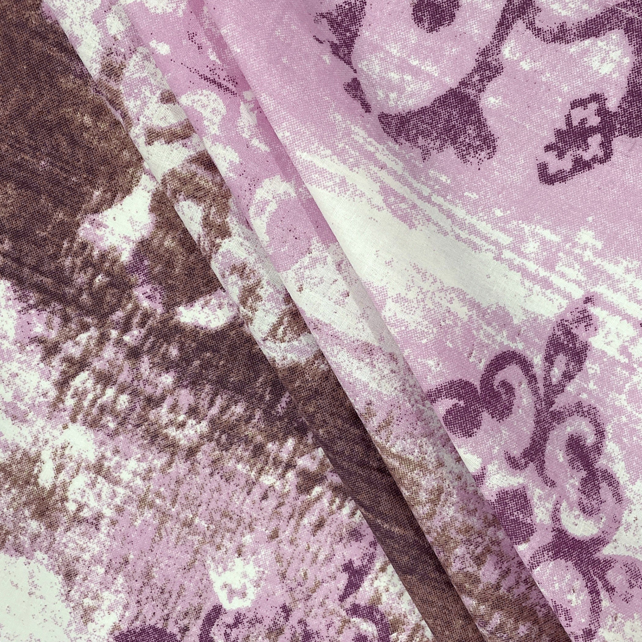 Artistic Pure cotton Abstract Pink Double AC Quilt